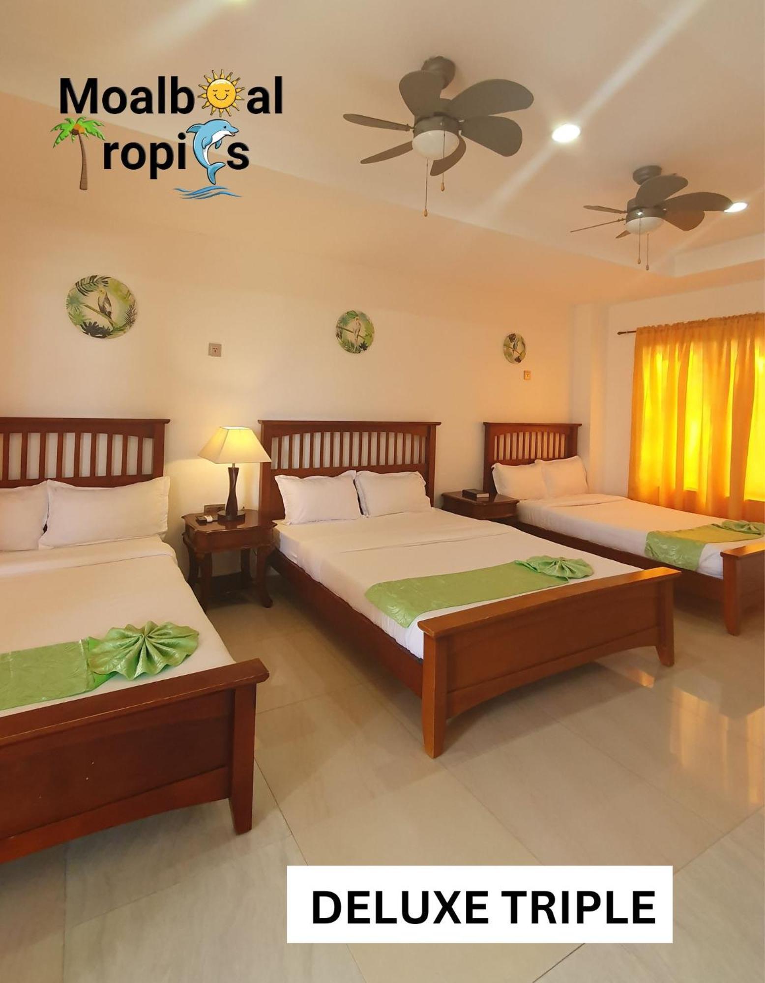 Moalboal Tropics Hotel Bagian luar foto